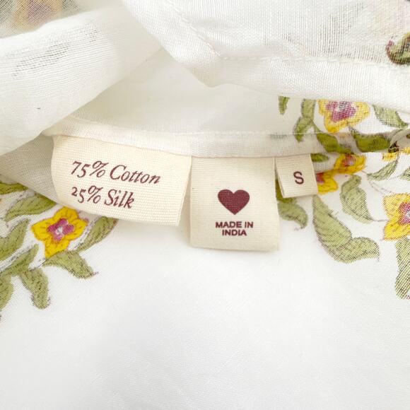 ALIX of BOHEMIA Poet Buttercup Blouse S - Picture 8 of 12